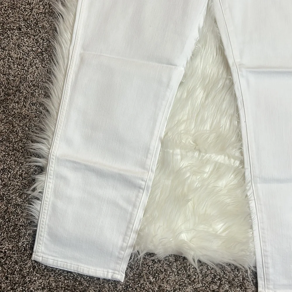 NWT J. Crew 10” Vintage Straight White Jeans 33